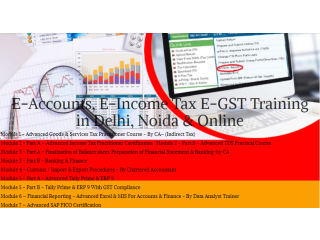 Accounting Course in Delhi, 110060, SLA Accounting Institute [ Learn New Skills of Accounting & GST for 100% Job] in IBM