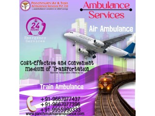 With Critical Care, Get ICU-enabled Air Ambulance from Kolkata by Panchmukhi
