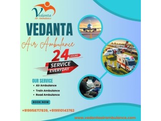 Vedanta Air Ambulance Service in Ranchi for Secure and Affordable Price Patient Shifting