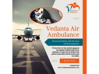 Air Ambulance with Essential Medical Care from Kolkata