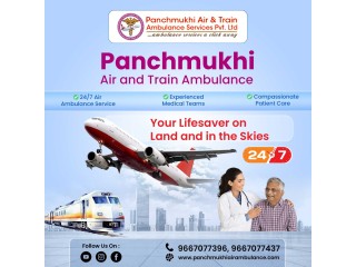 Book the Latest Medical Care  Panchmukhi Air Ambulance Ranchi