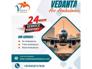 Quickest Air Ambulance with Professional Medical Group from Kolkata