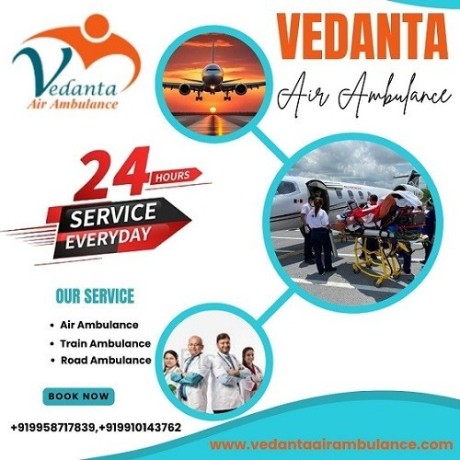 take-vedanta-air-ambulance-service-in-bangalore-with-superb-healthcare-facility-big-0