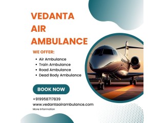 Emergency Air Ambulance with Reliable Medical Features from Guwahati