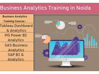 Business Analytics Course with internship in Noida, Excel, VBA, SQL, Power BI, and Free Data Science Certification till 30 Aug 2025, by SLA