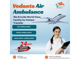Hi-tech Air Ambulance with Matchless Medical Care from Guwahati
