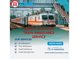 Get Medivic Aviation Train Ambulance in Patna at Very Affordable Rates