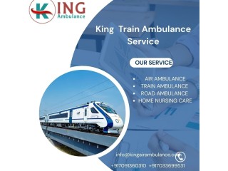 King Train Ambulance service in Bhopal is providing patients with transport facility at very low rates