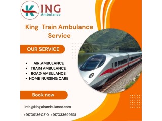 King Train Ambulance in Raipur transfers patients at the easiest rate, so you should also book it.