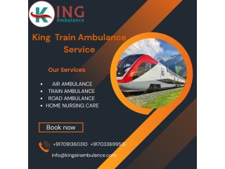 King Train Ambulance in Nagpur transfers patients at very low rates and takes them to their destination