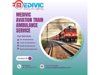 Medivic Aviation Train Ambulance in Mumbai Provides Comfortable Transportation for Patients