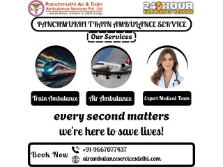 Panchmukhi Train Ambulance Offer Excellent Method Transfer for Patient in Kolkata