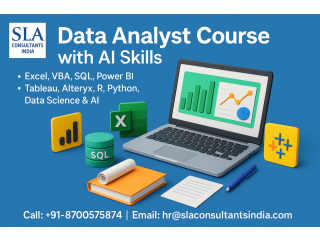 Best Data Analytics Course in Noida, with Job Support, Progress with AI Skills for 2026, by SLA Consultants Noida,