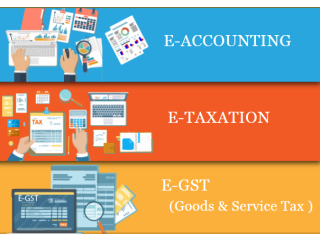 Online Accounting Course with GST Certification,, 100% Job, Salary upto 2.5 LPA, GST, SAP FICO Training Certification, Delhi, Noida,